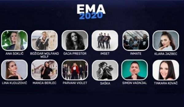 Slovenia: RTVSLO releases one minute snippets of the EMA 2020 entries