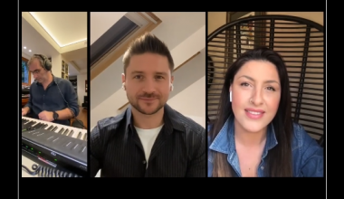 Listen to Helena Paparizou and Sergey Lazarev sing unplugged “Υοu Are The Only One”